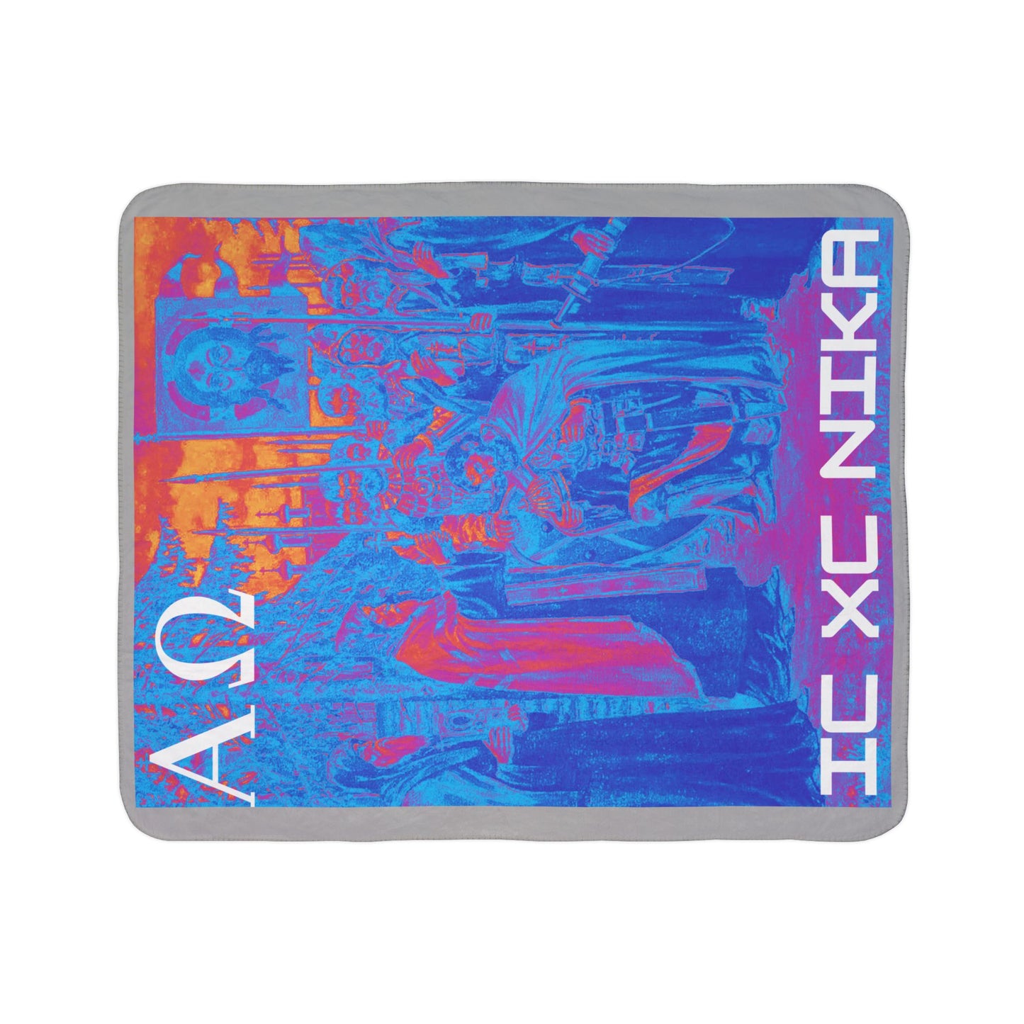 Alpha-Omega IC XC NIKA Fleece Sherpa Blanket