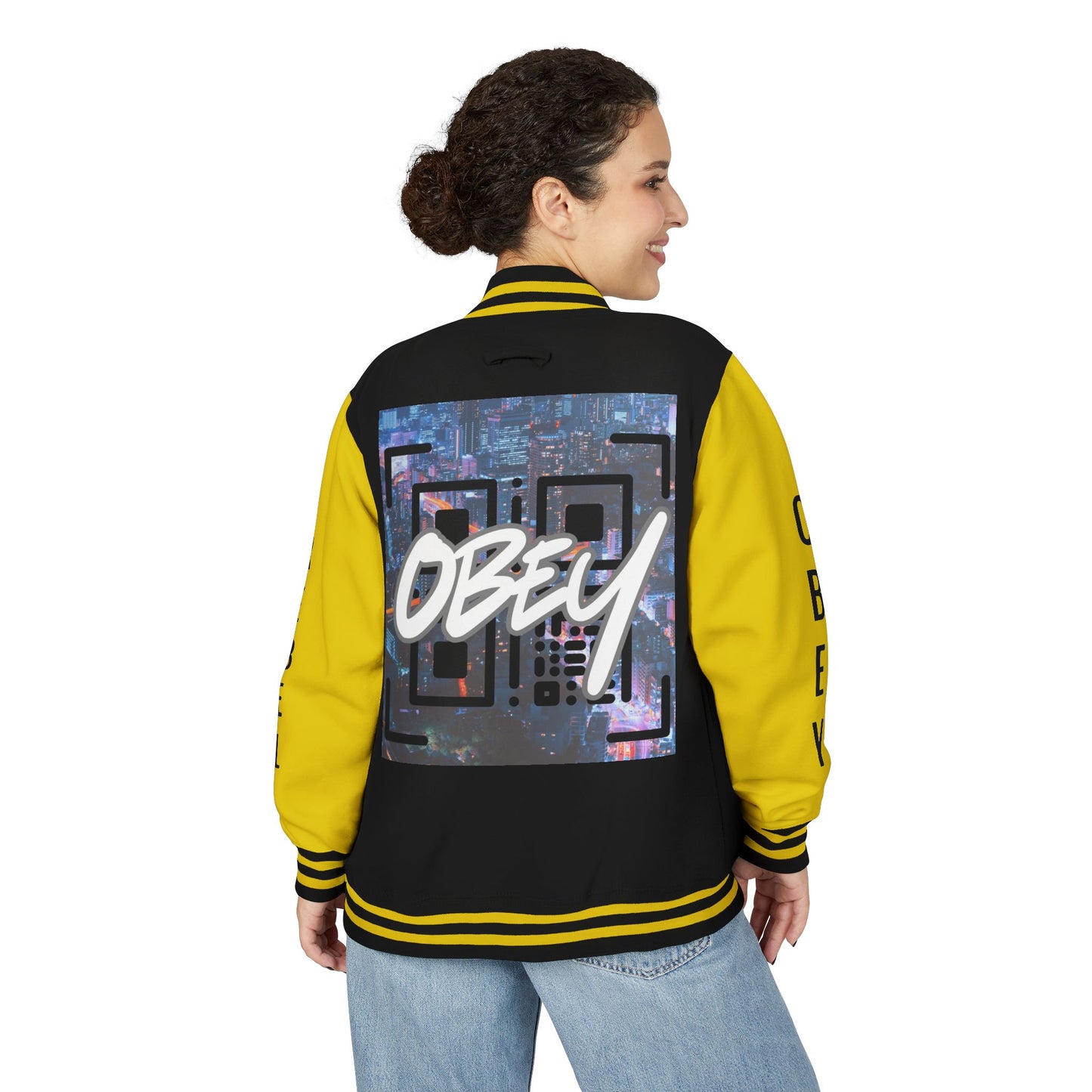 Obey Rebel Unisex Heavyweight Letterman Jacket