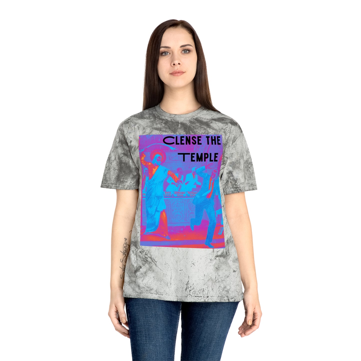 Cleanse the Temple Unisex Color Blast T-Shirt
