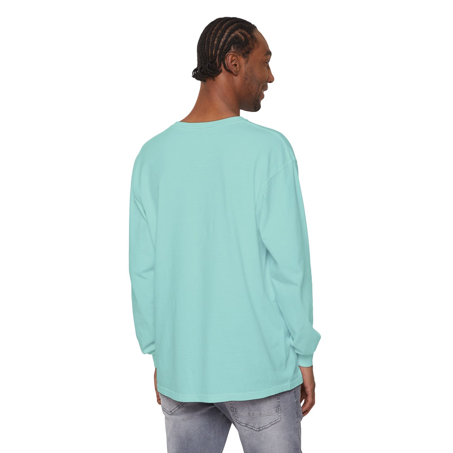 Neon Cats Unisex Garment-dyed Long Sleeve T-Shirt