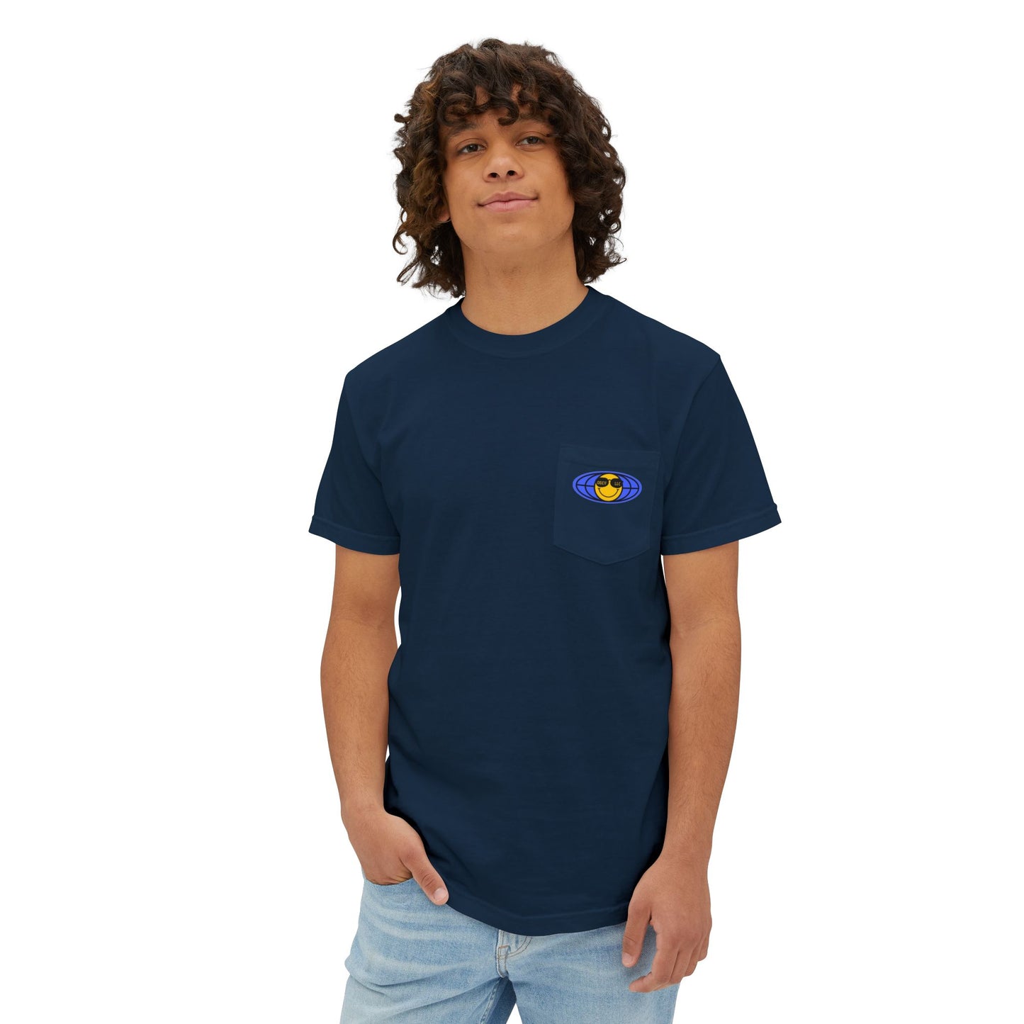 Liberty and Justice Obey LLC Unisex Garment-Dyed Pocket T-Shirt