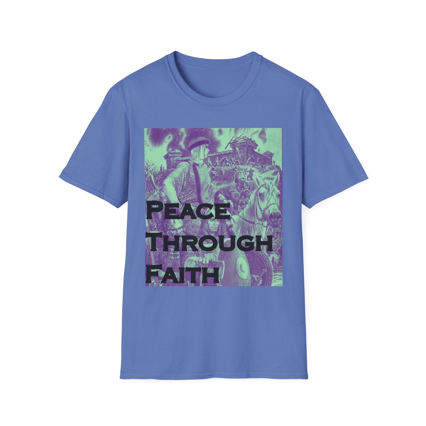 Peace Through Faith Unisex T-Shirt - Inspirational Apparel, Faith-Based Gifts, Spiritual Fashion, Casual Wear, Unisex Tee