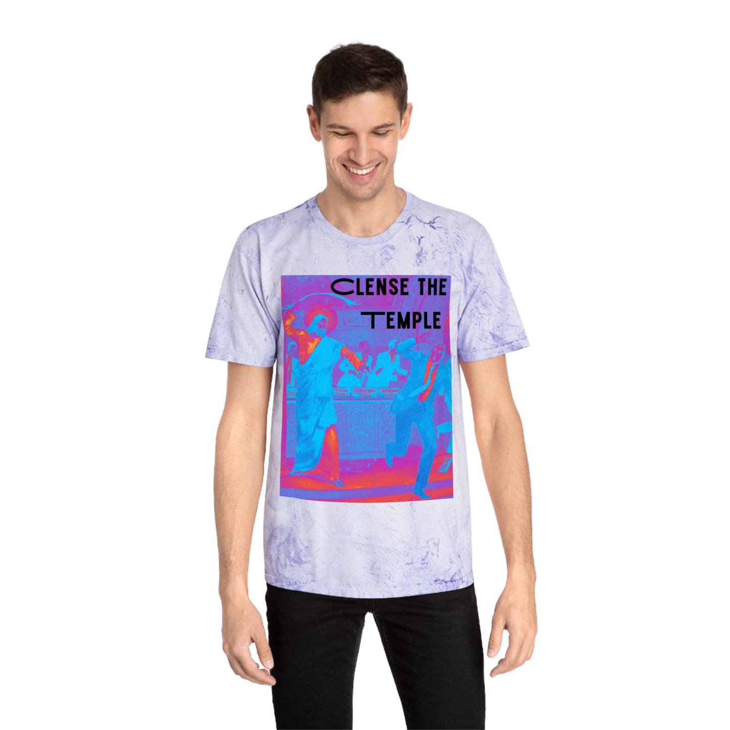 Cleanse the Temple Unisex Color Blast T-Shirt