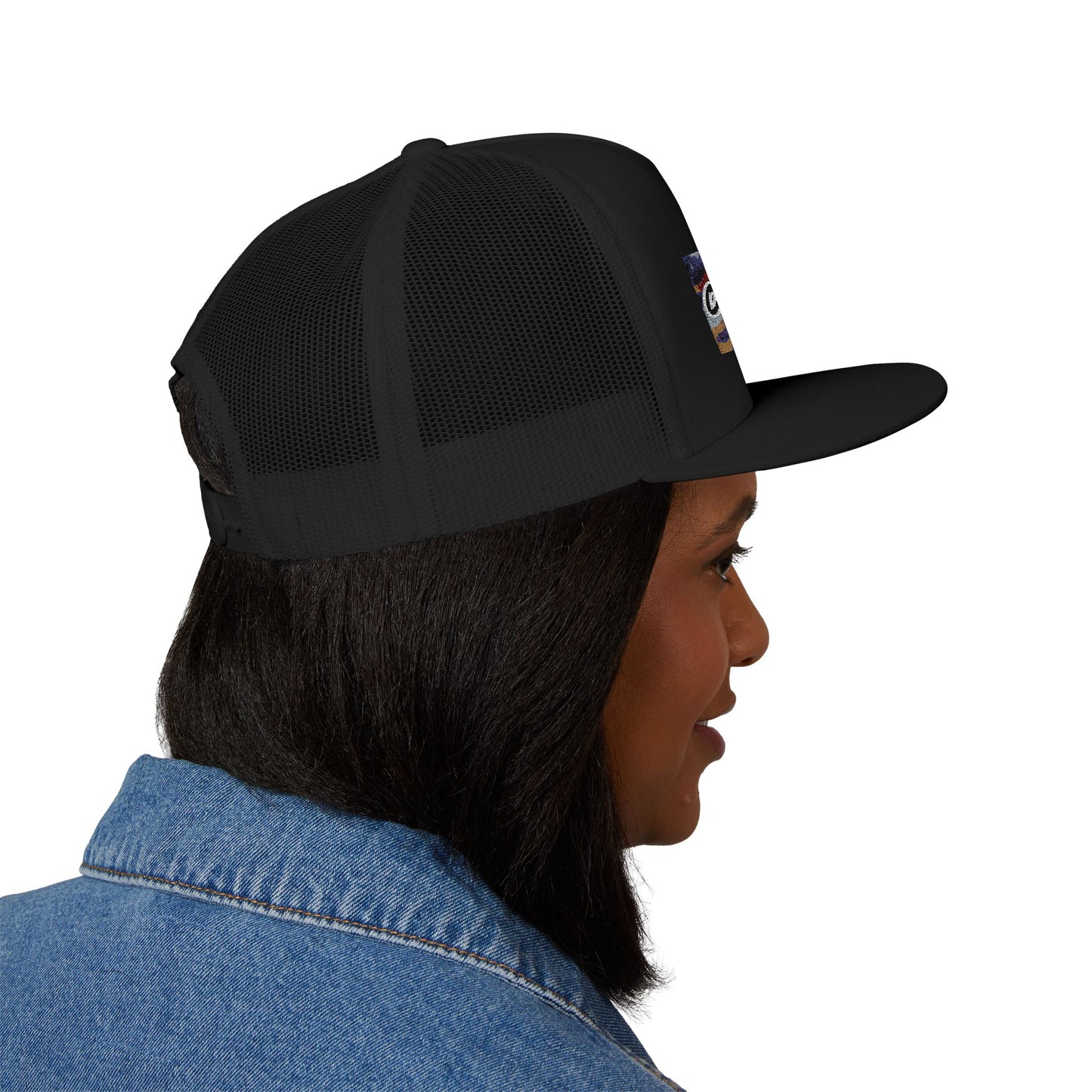 Obey LLC Music 5 Panel Trucker Cap (Embroidery)