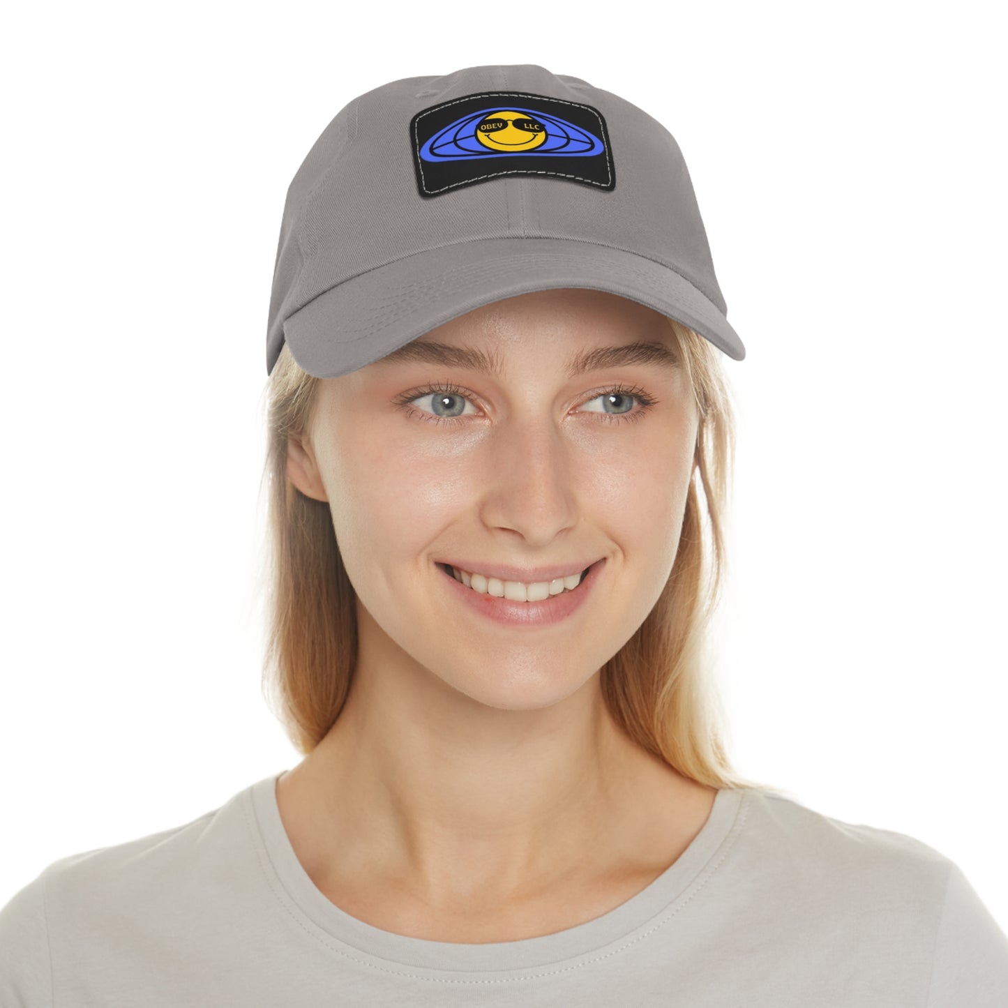 Obey LLC Classic Hat with Leather Patch (Rectangle)