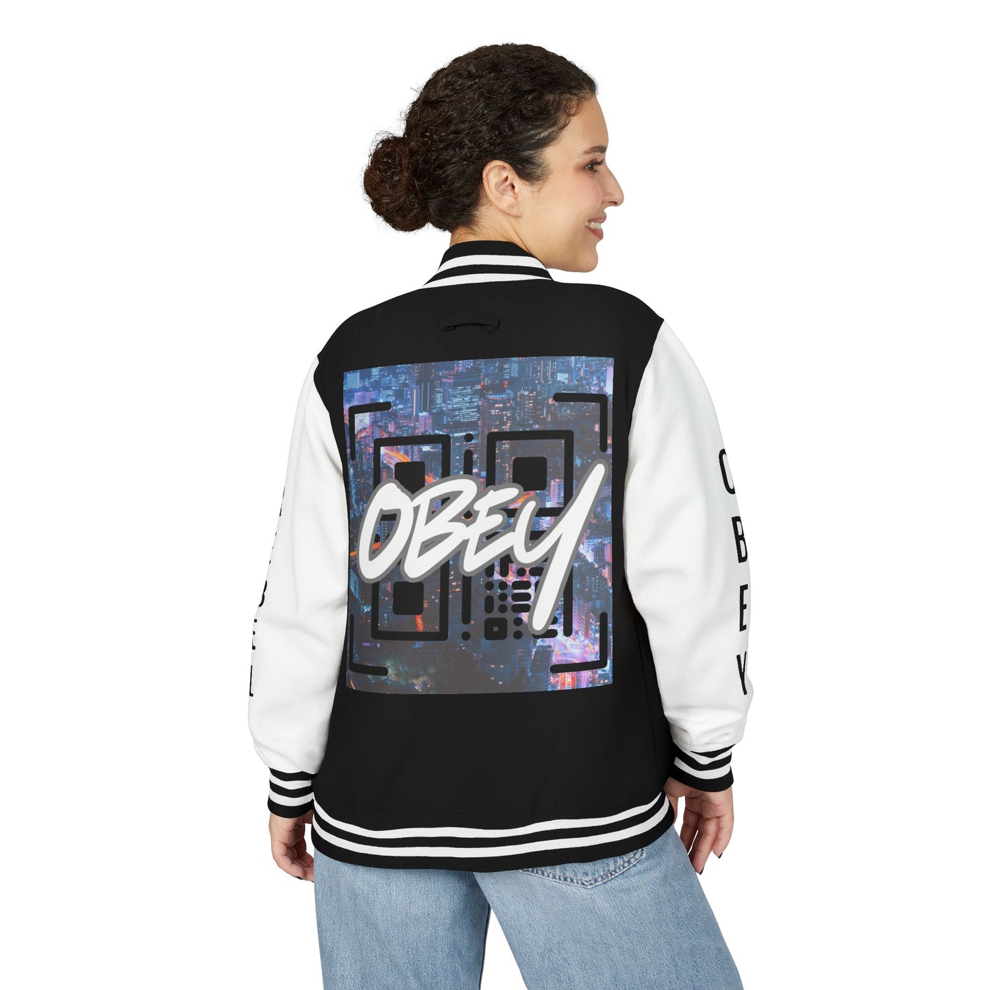 Obey Rebel Unisex Heavyweight Letterman Jacket