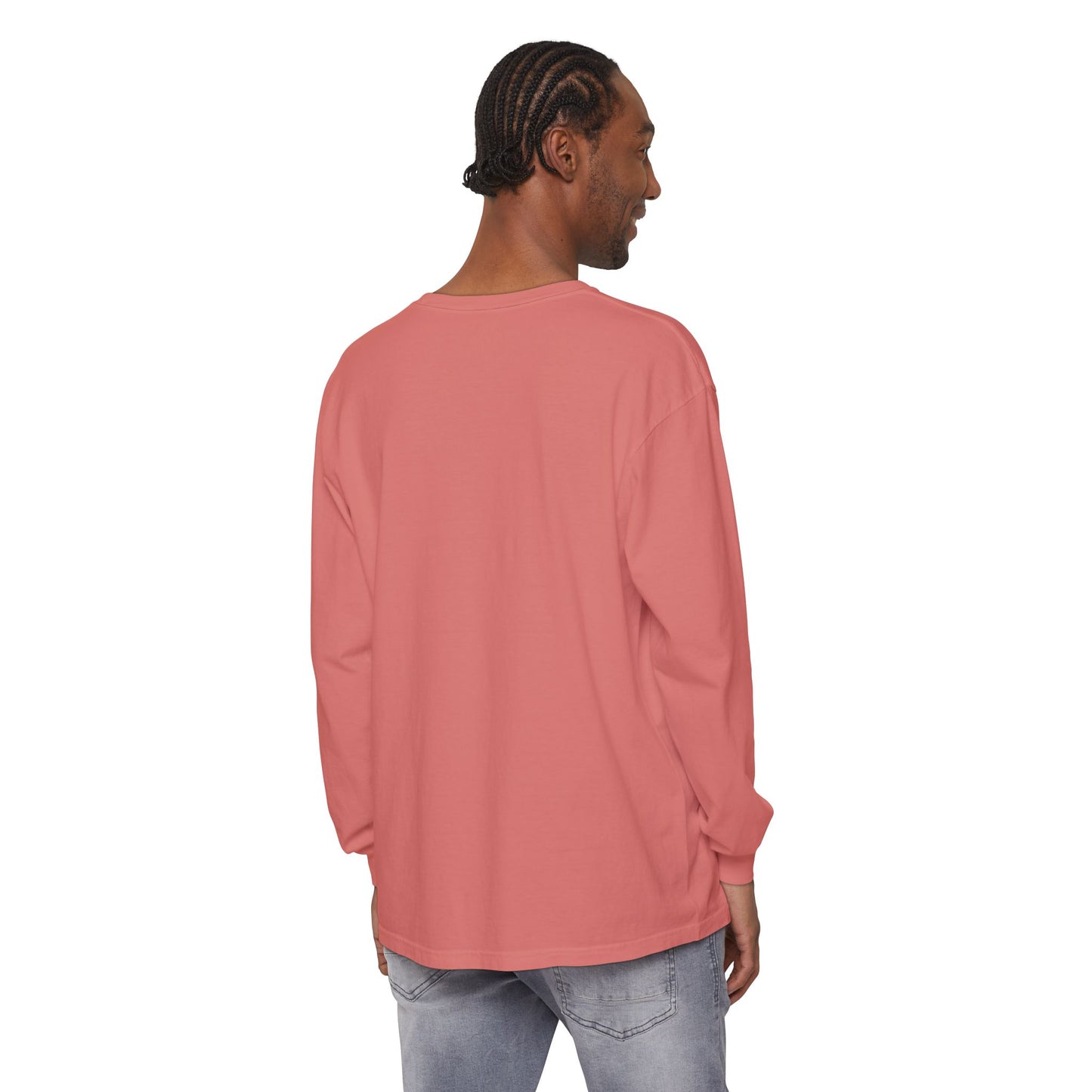 Neon Cats Unisex Garment-dyed Long Sleeve T-Shirt