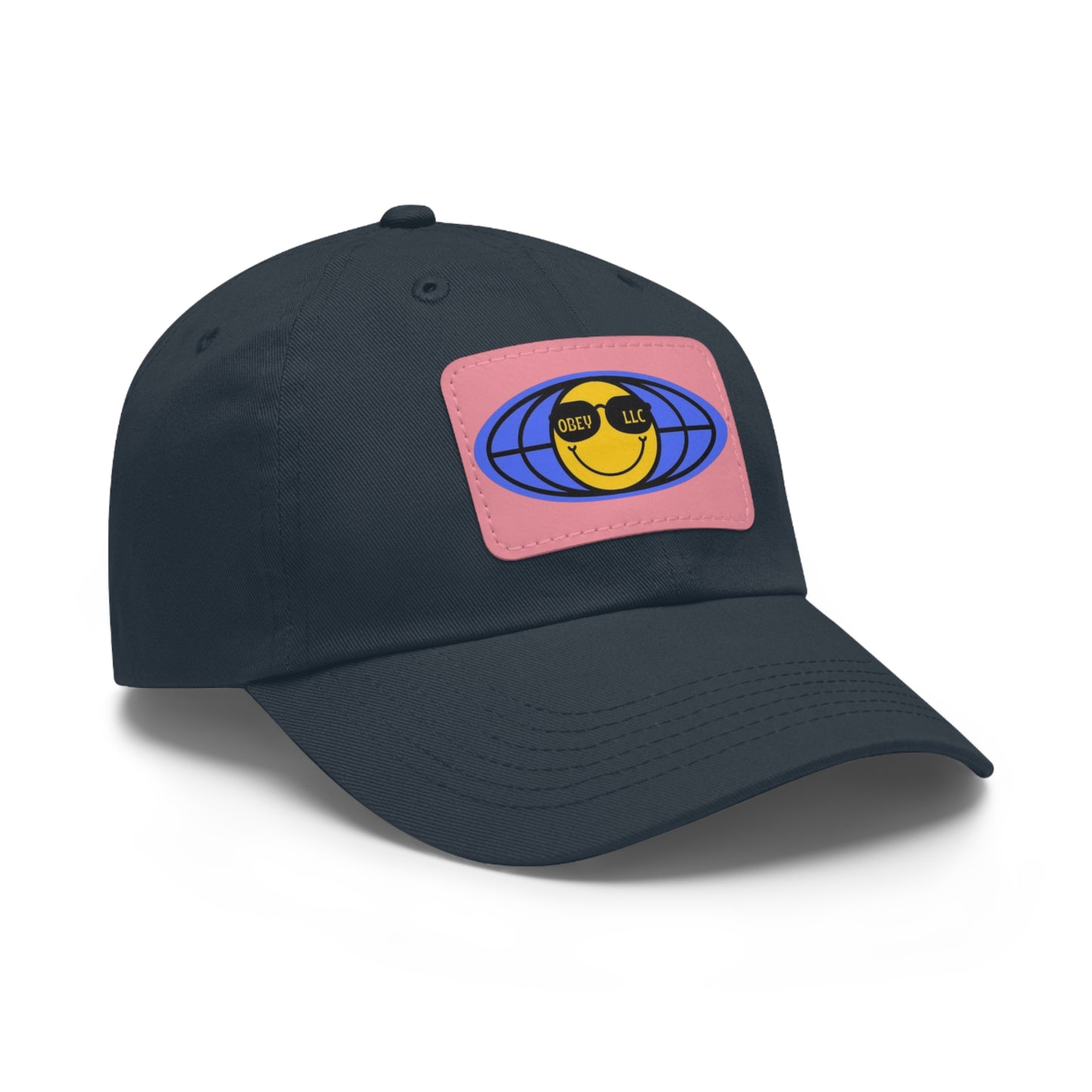 Obey LLC Classic Hat with Leather Patch (Rectangle)