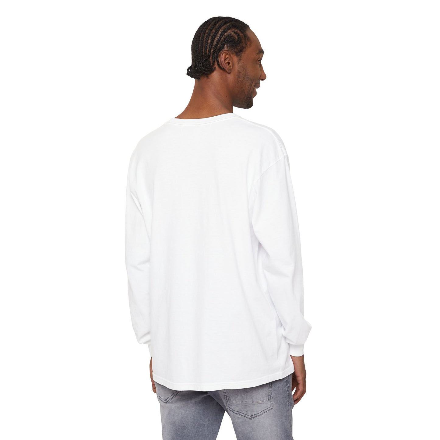 Neon Cats Unisex Garment-dyed Long Sleeve T-Shirt
