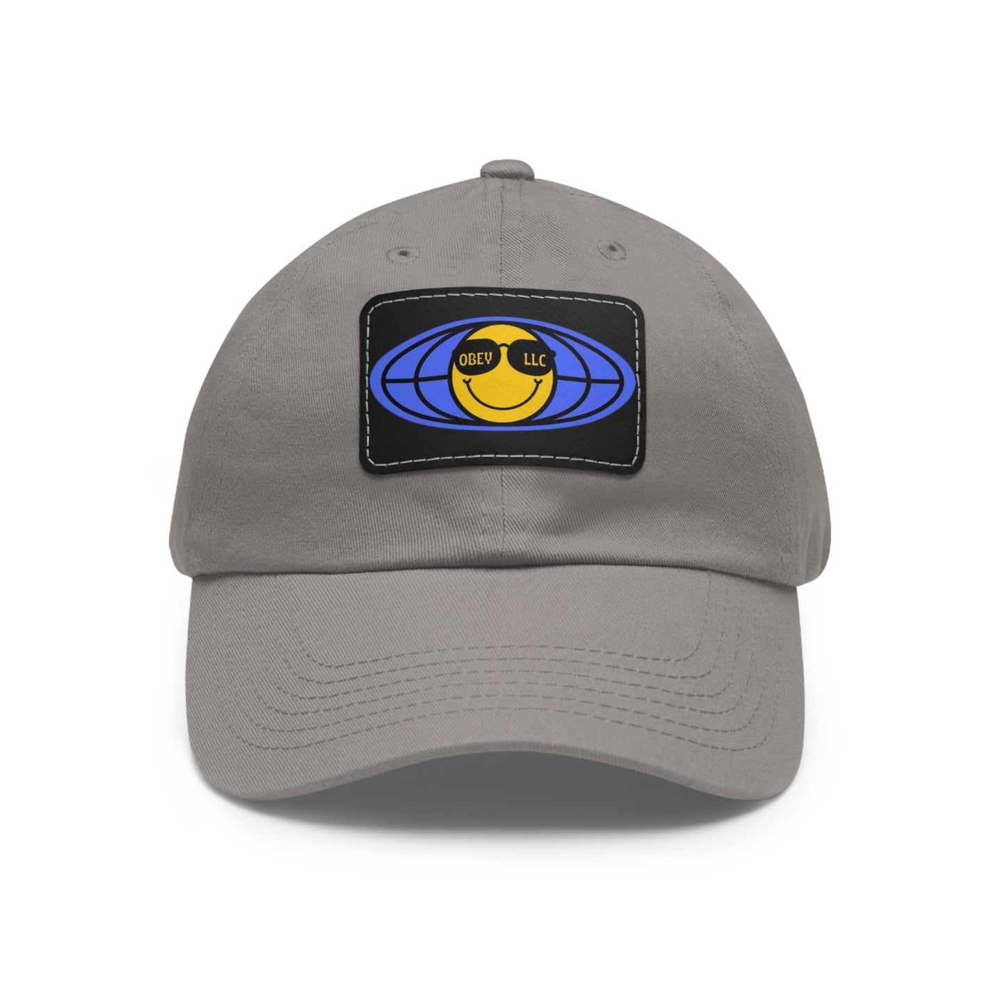 Obey LLC Classic Hat with Leather Patch (Rectangle)