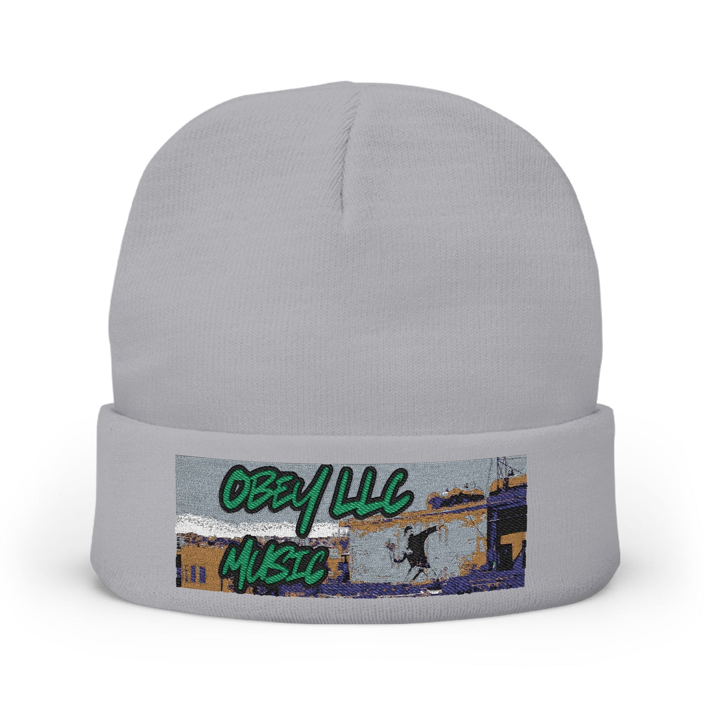 Obey LLC Music Knit Beanie (Embroidery)