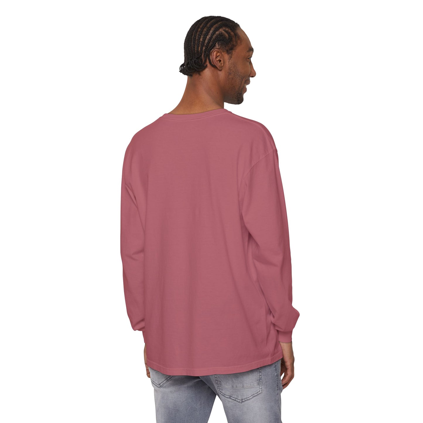 Neon Cats Unisex Garment-dyed Long Sleeve T-Shirt