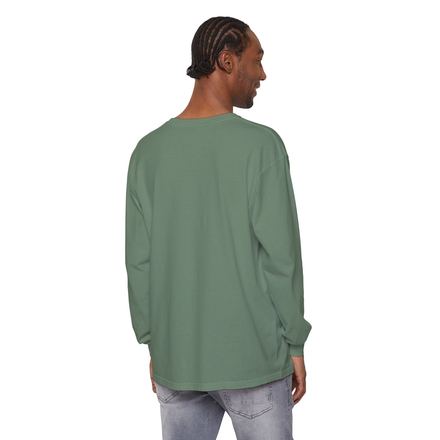 Neon Cats Unisex Garment-dyed Long Sleeve T-Shirt