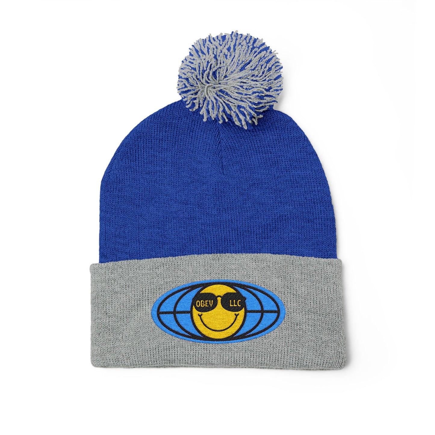 Obey LLC Pom-Pom Knit Cap (Embroidery)
