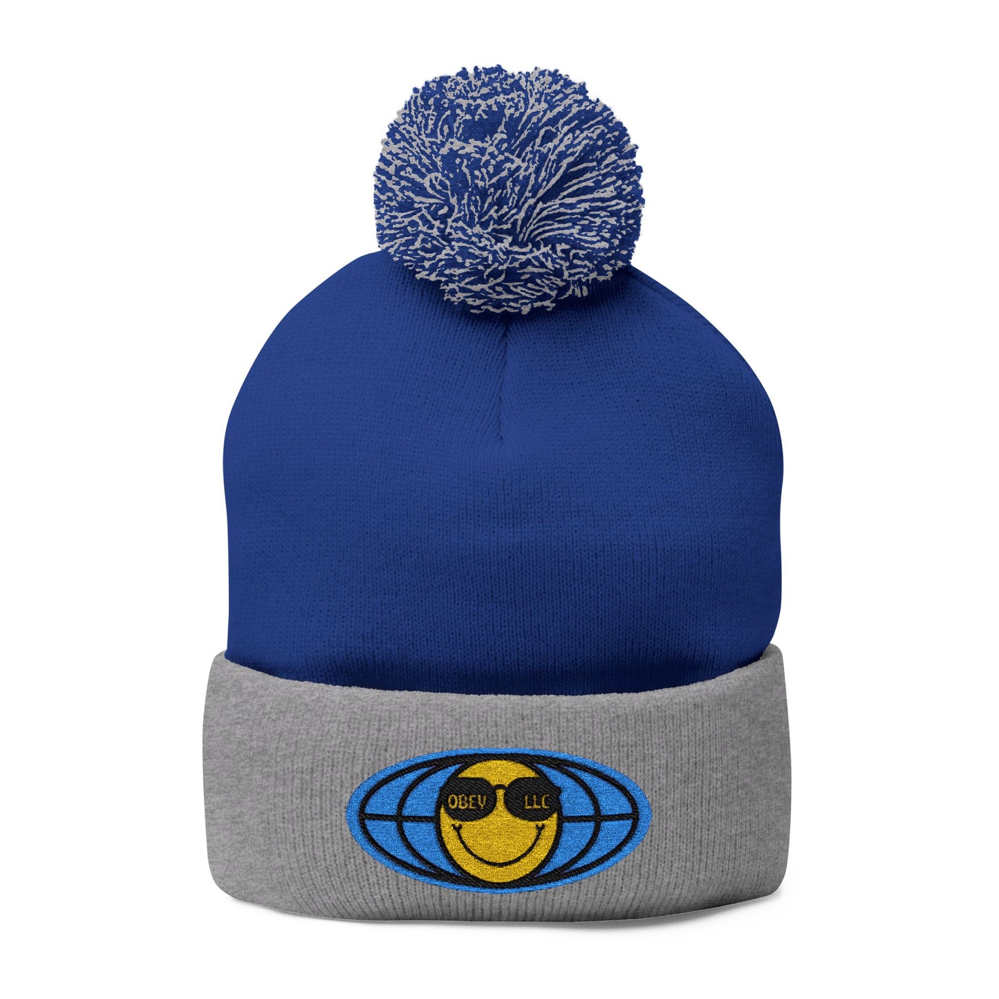 Obey LLC Pom-Pom Knit Cap (Embroidery)