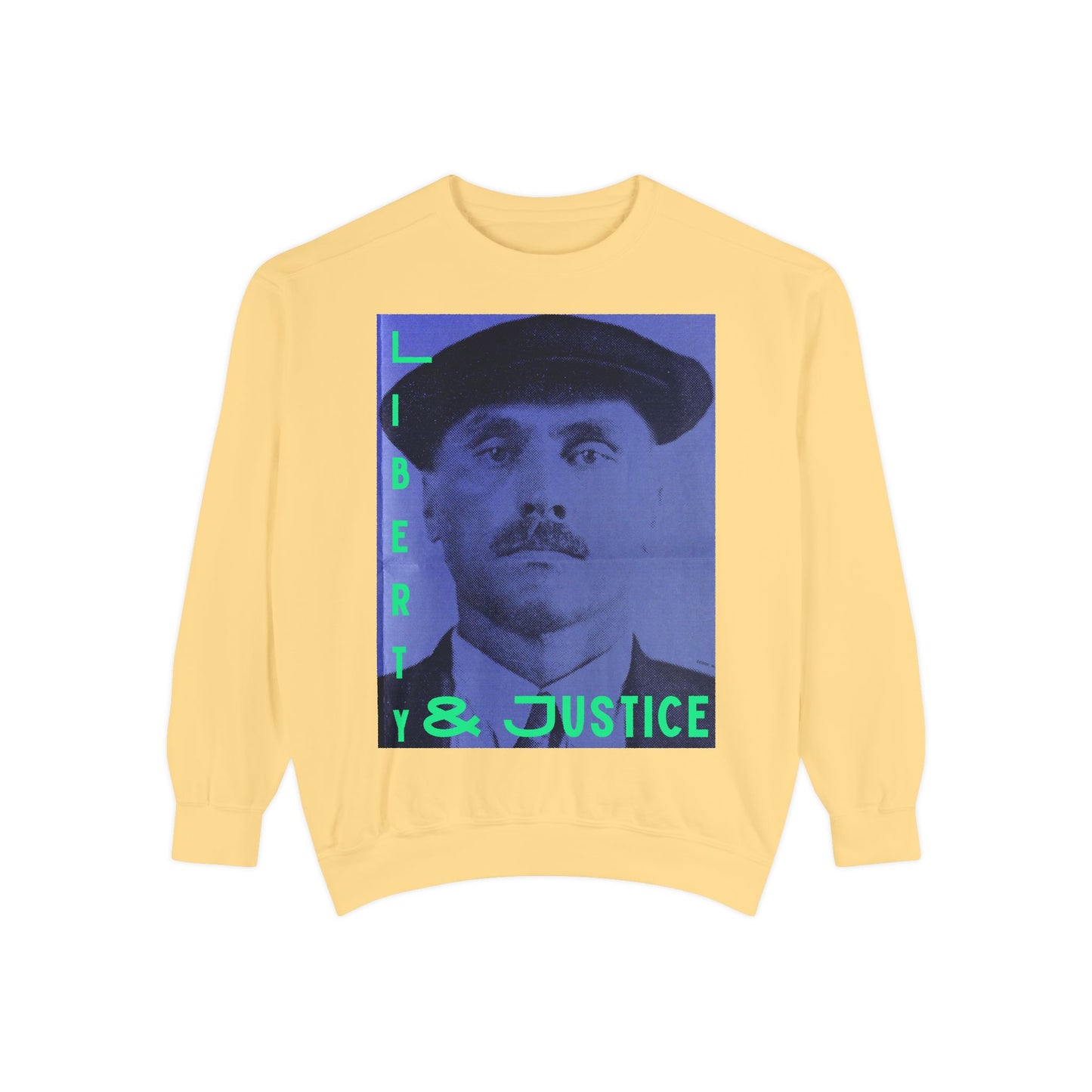 Liberty and Justice Unisex Garment-Dyed Sweatshirt