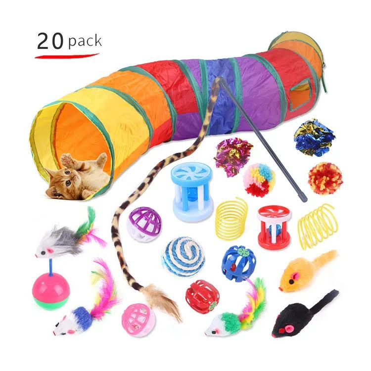 20 Pieces Assorted Cat Toys