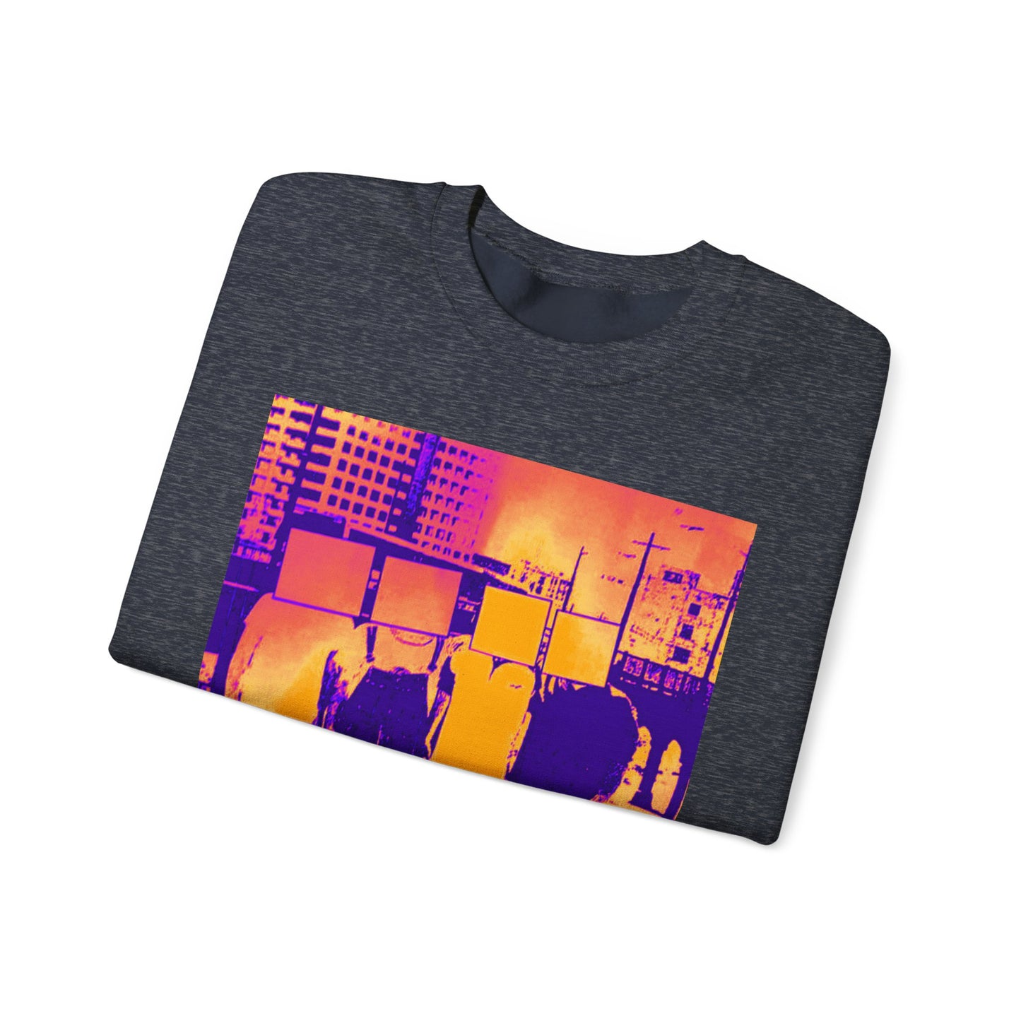 'Warfare by Deception Cozy Crewneck, Unisex Casual Wear, Streetwear, Gift for Artists, Layering