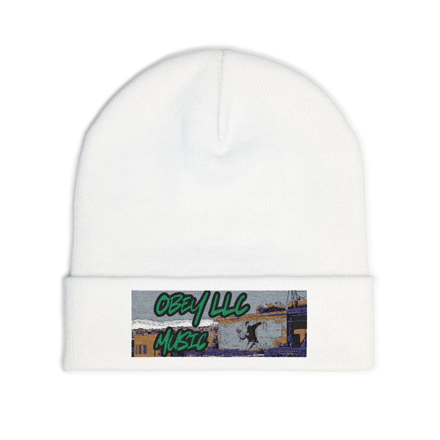 Obey LLC Music Knit Beanie (Embroidery)