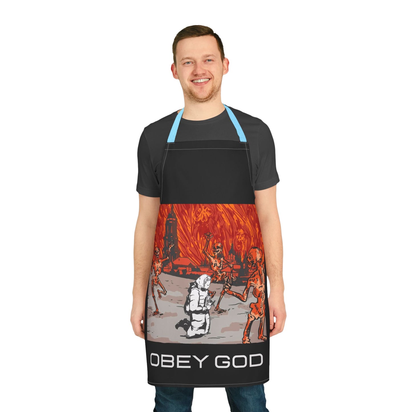 Obey God Lavra Caves Apron, 5-Color Straps (AOP)