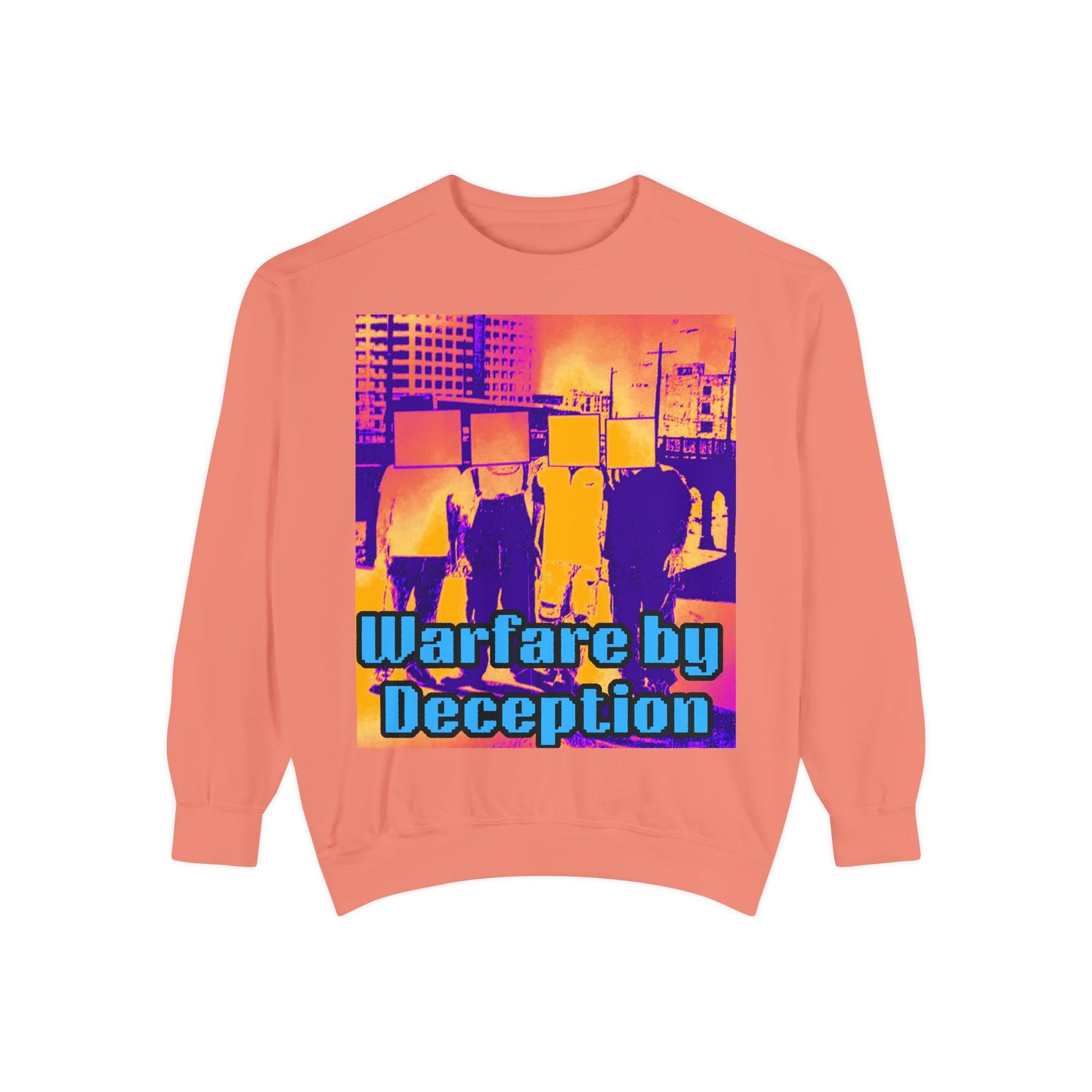 Warfare by Deception Unisex Garment-Dyed Sweatshirt
