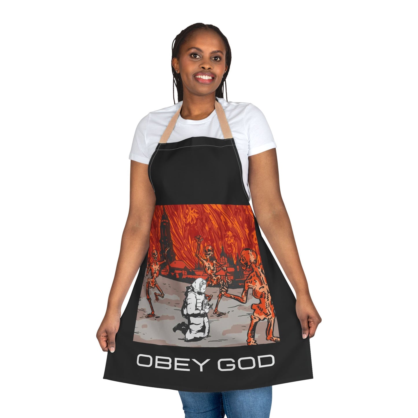 Obey God Lavra Caves Apron, 5-Color Straps (AOP)