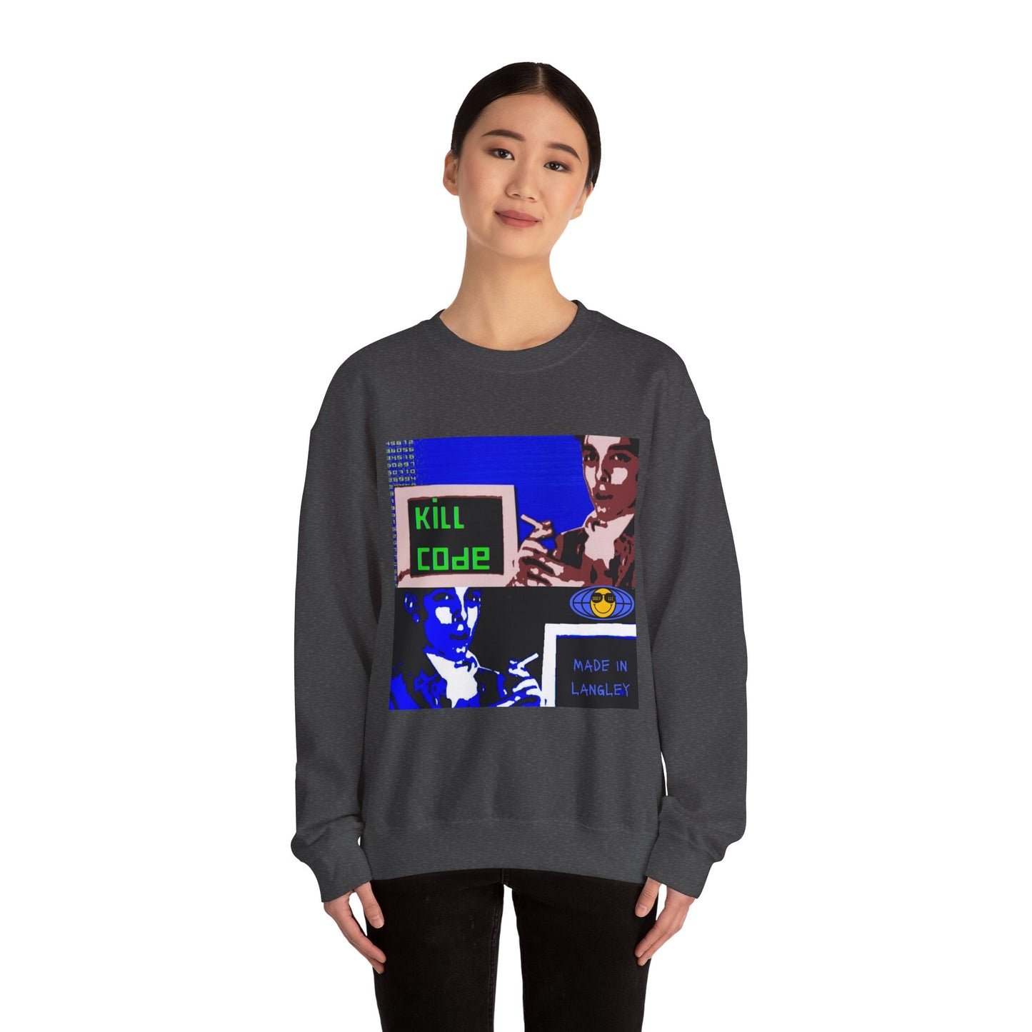 Kill Code Phiber Optik Unisex Heavy Blend™ Crewneck Sweatshirt