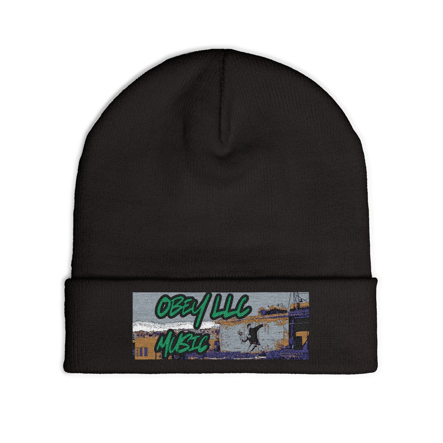 Obey LLC Music Knit Beanie (Embroidery)