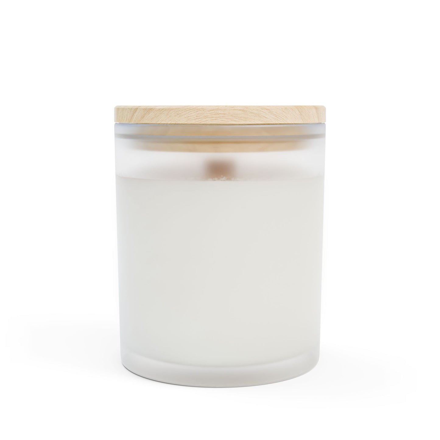 Alpha Omega Frosted Glass Candle, 11oz