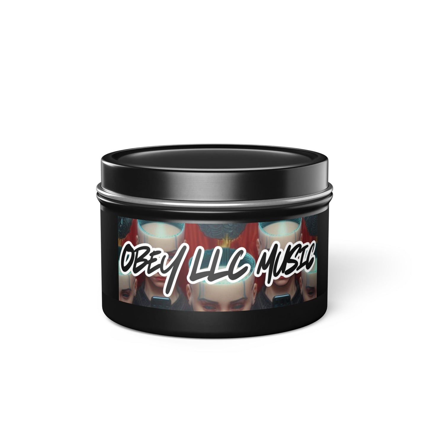 Obey LLC Music Tin Candles