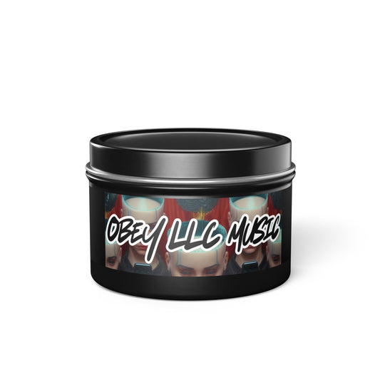 Obey LLC Music Tin Candles