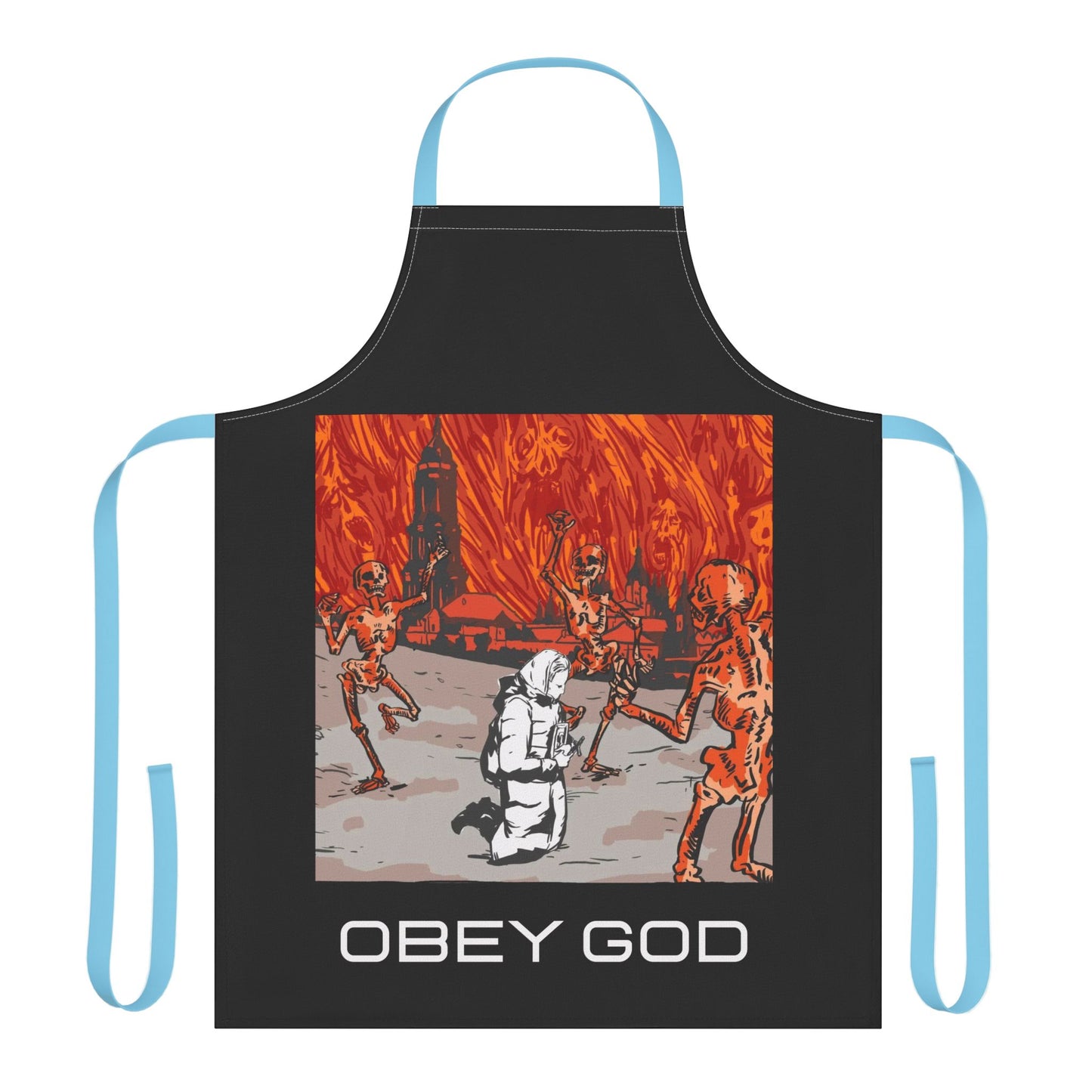 Obey God Lavra Caves Apron, 5-Color Straps (AOP)
