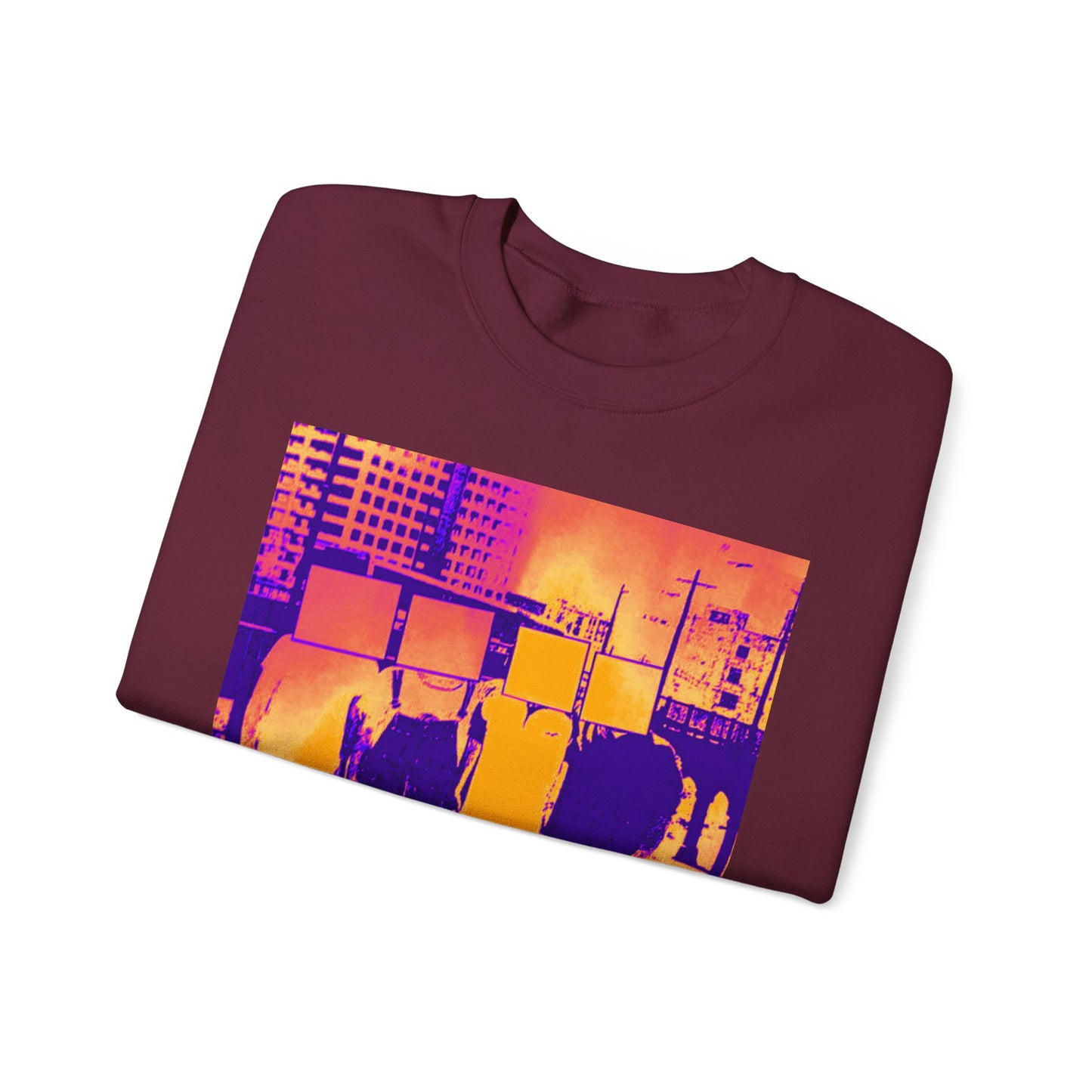 'Warfare by Deception Cozy Crewneck, Unisex Casual Wear, Streetwear, Gift for Artists, Layering