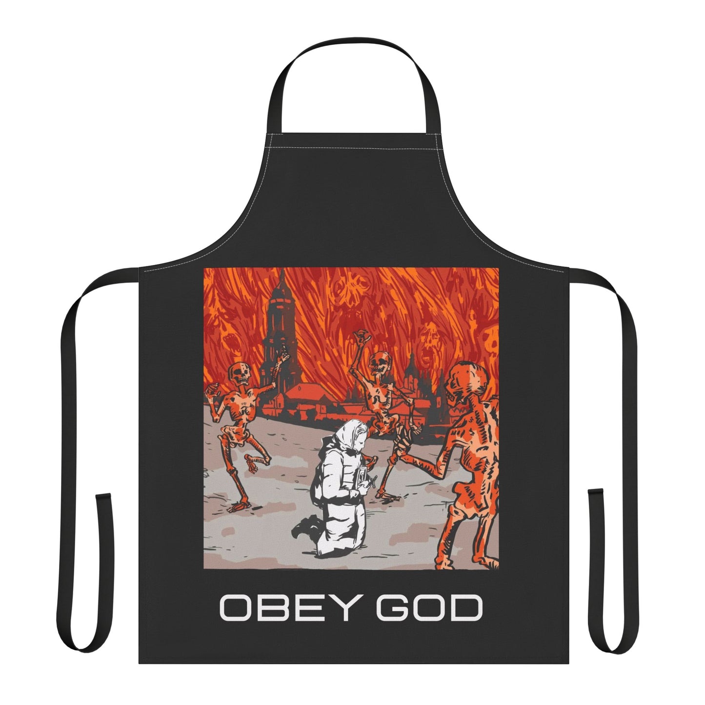 Obey God Lavra Caves Apron, 5-Color Straps (AOP)
