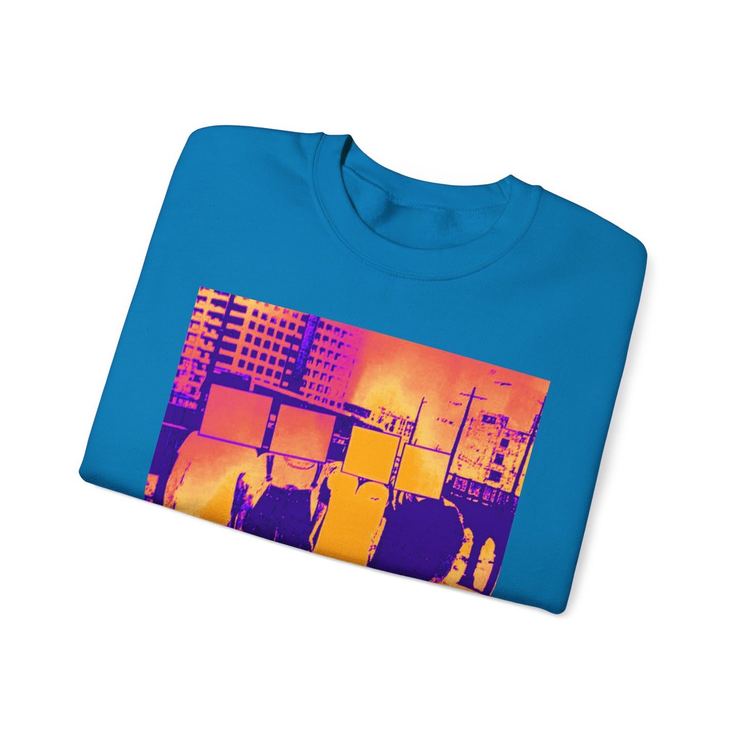 'Warfare by Deception Cozy Crewneck, Unisex Casual Wear, Streetwear, Gift for Artists, Layering