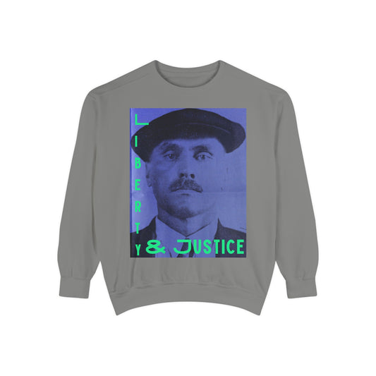 Liberty and Justice Unisex Garment-Dyed Sweatshirt