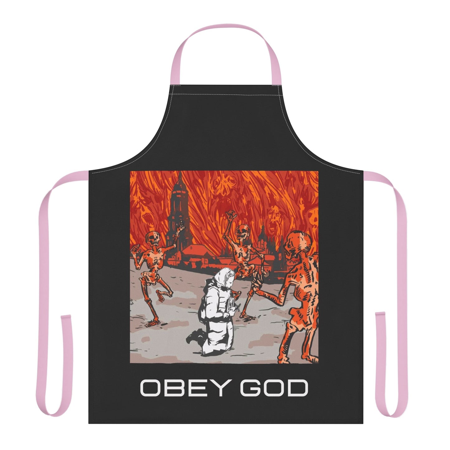 Obey God Lavra Caves Apron, 5-Color Straps (AOP)