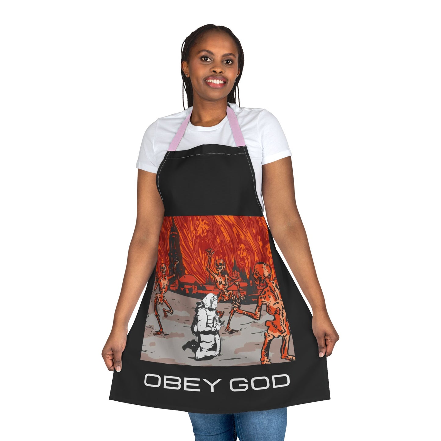 Obey God Lavra Caves Apron, 5-Color Straps (AOP)