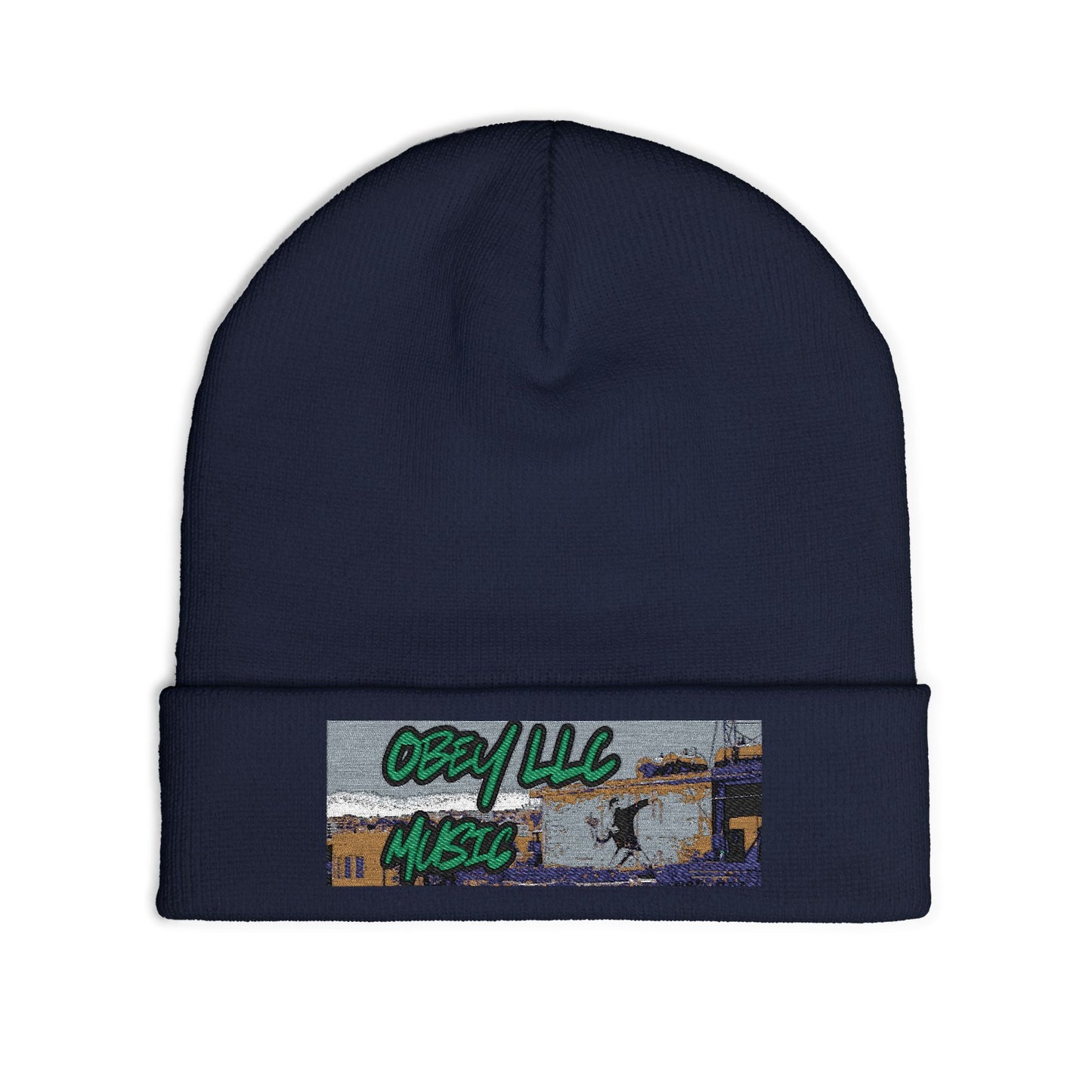 Obey LLC Music Knit Beanie (Embroidery)
