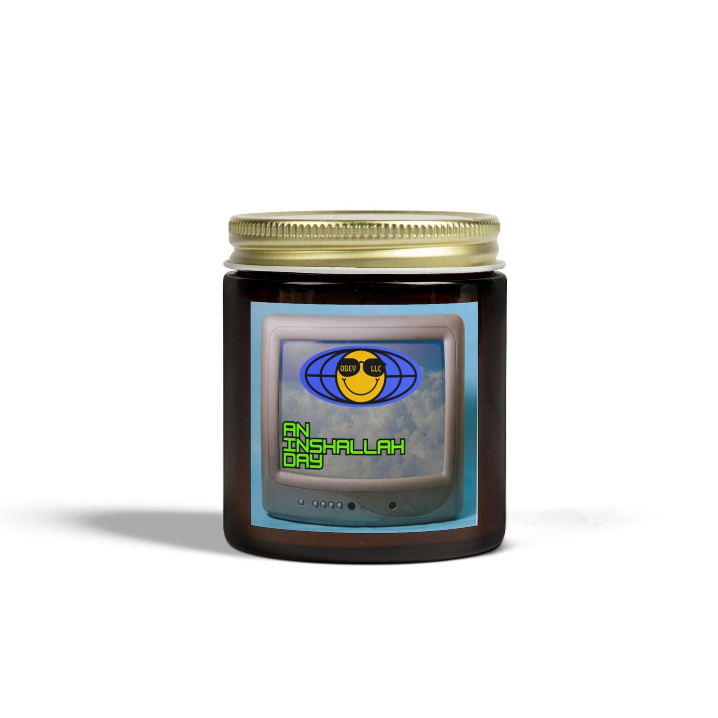 An Inshallah Day Scented Candles, Coconut Apricot Wax (4oz, 9oz)