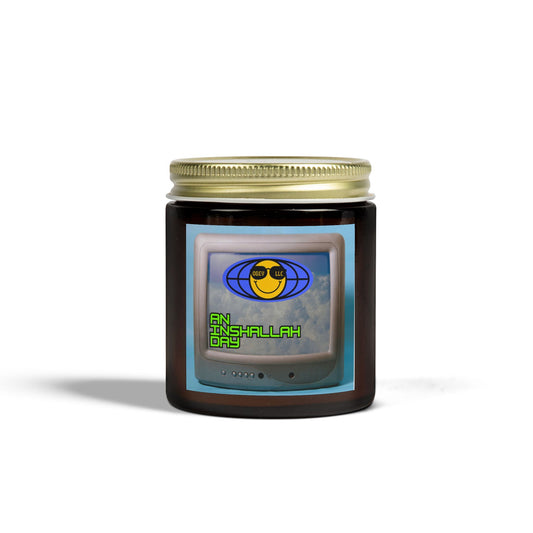 An Inshallah Day Scented Candles, Coconut Apricot Wax (4oz, 9oz)