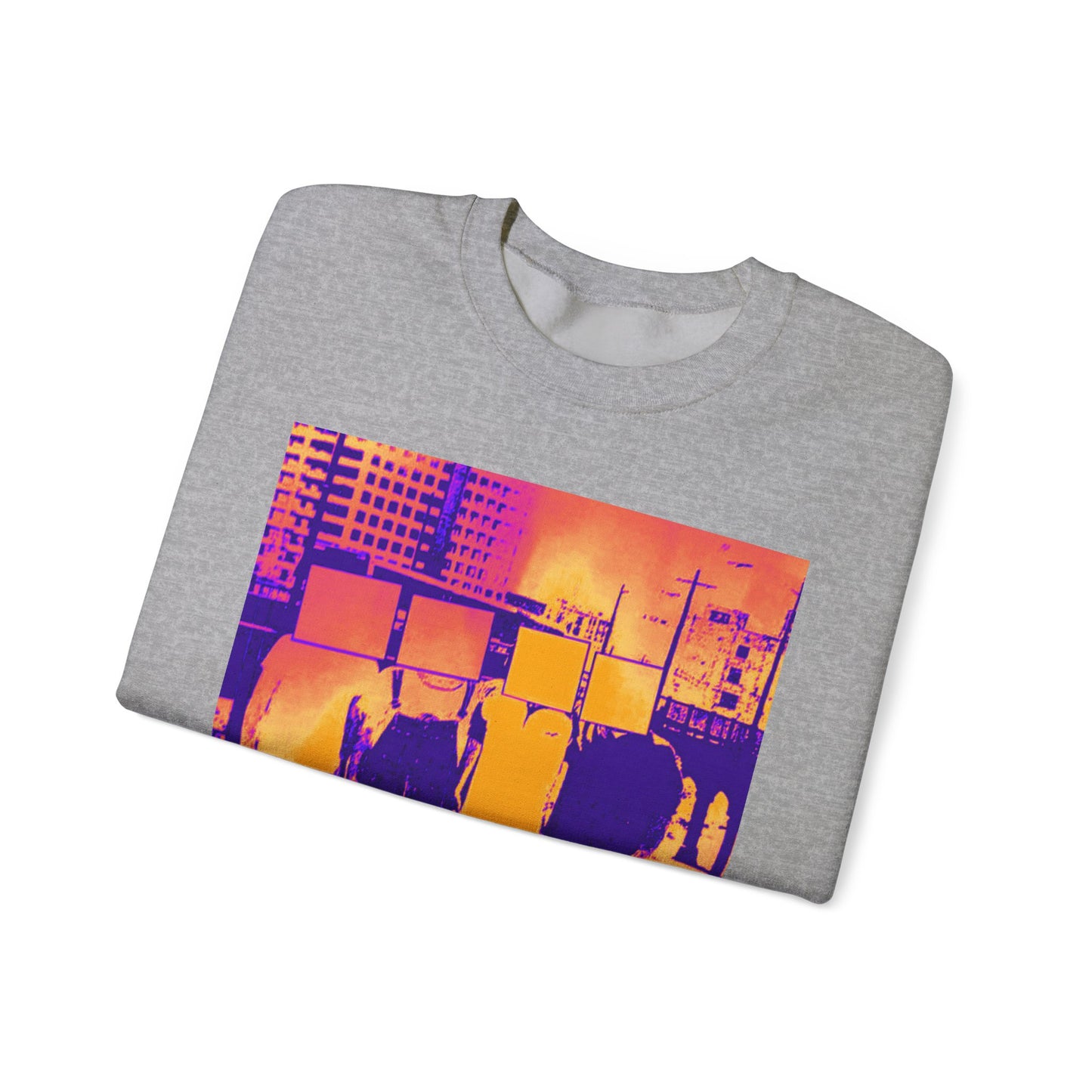 'Warfare by Deception Cozy Crewneck, Unisex Casual Wear, Streetwear, Gift for Artists, Layering