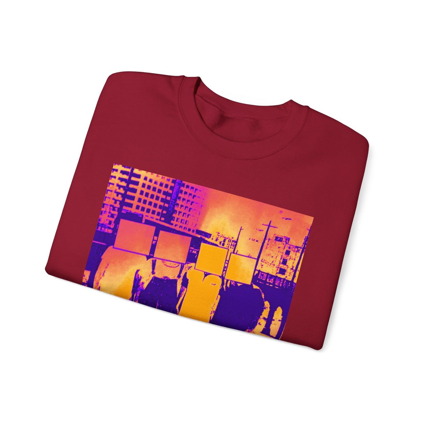 'Warfare by Deception Cozy Crewneck, Unisex Casual Wear, Streetwear, Gift for Artists, Layering