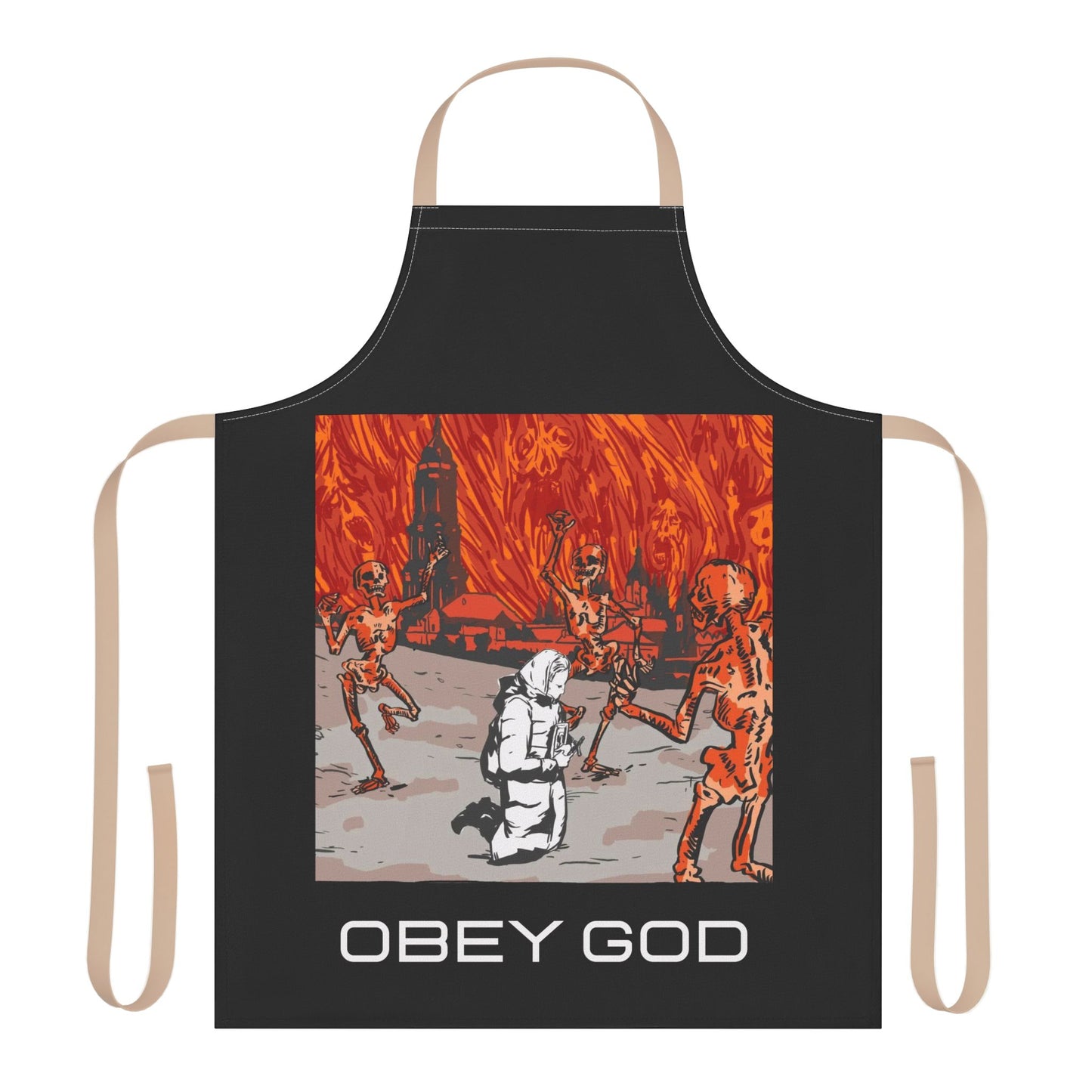 Obey God Lavra Caves Apron, 5-Color Straps (AOP)