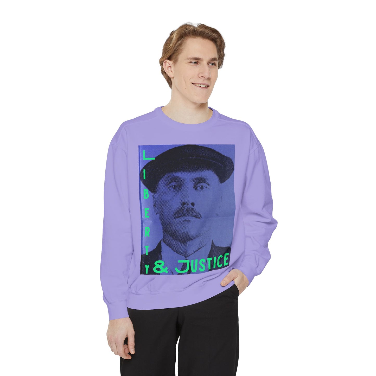 Liberty and Justice Unisex Garment-Dyed Sweatshirt