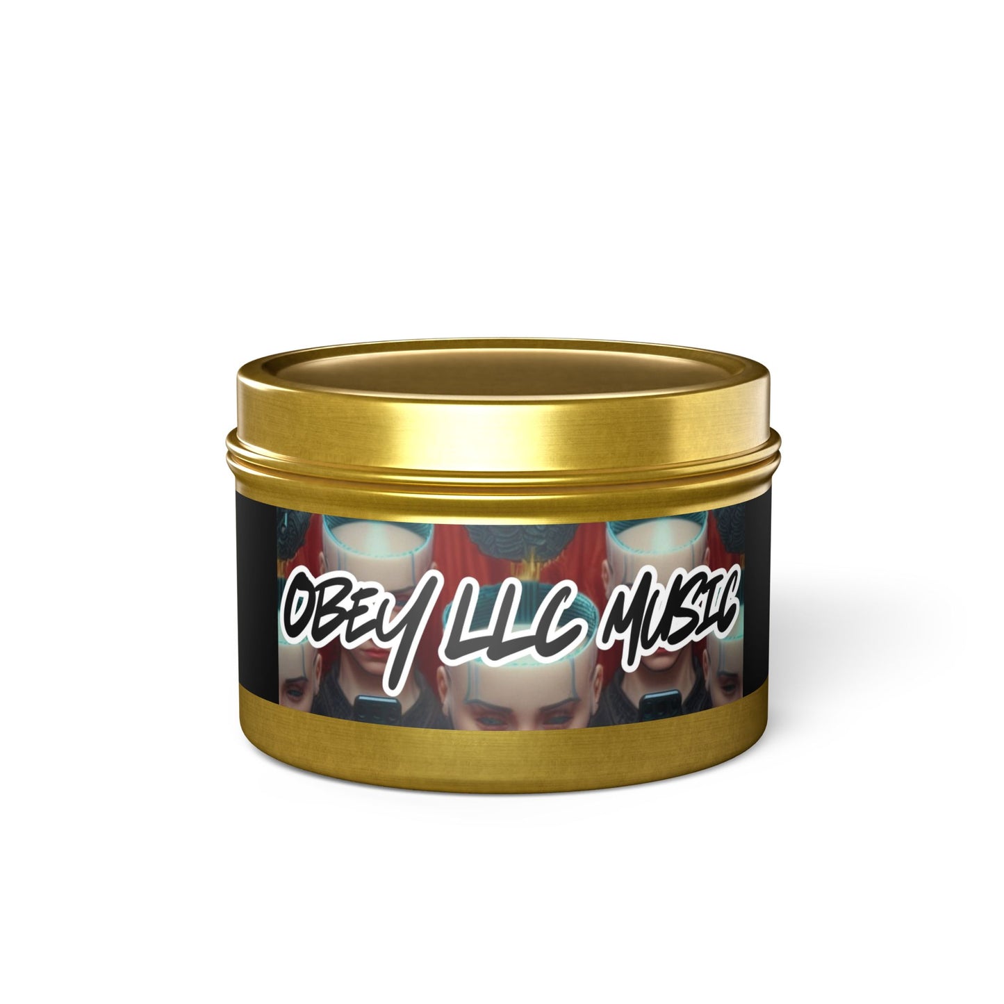 Obey LLC Music Tin Candles