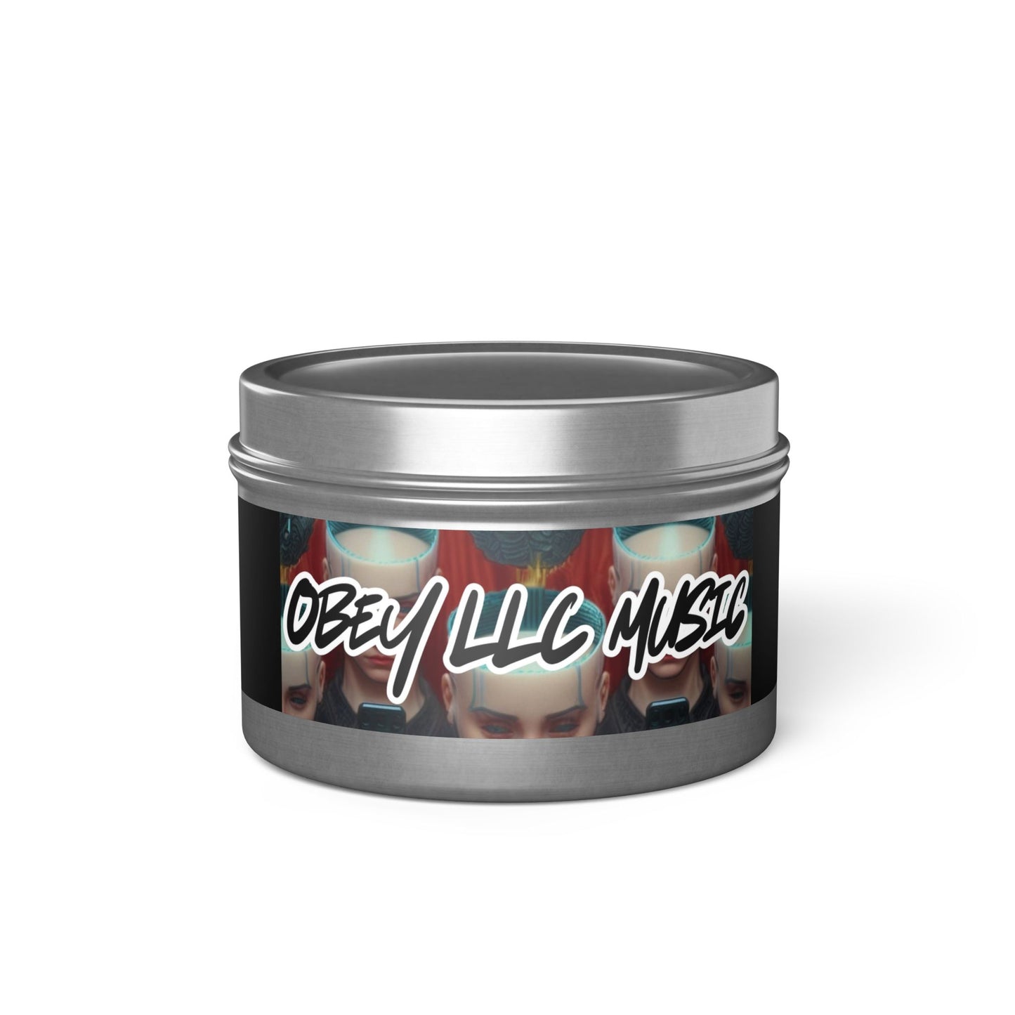 Obey LLC Music Tin Candles
