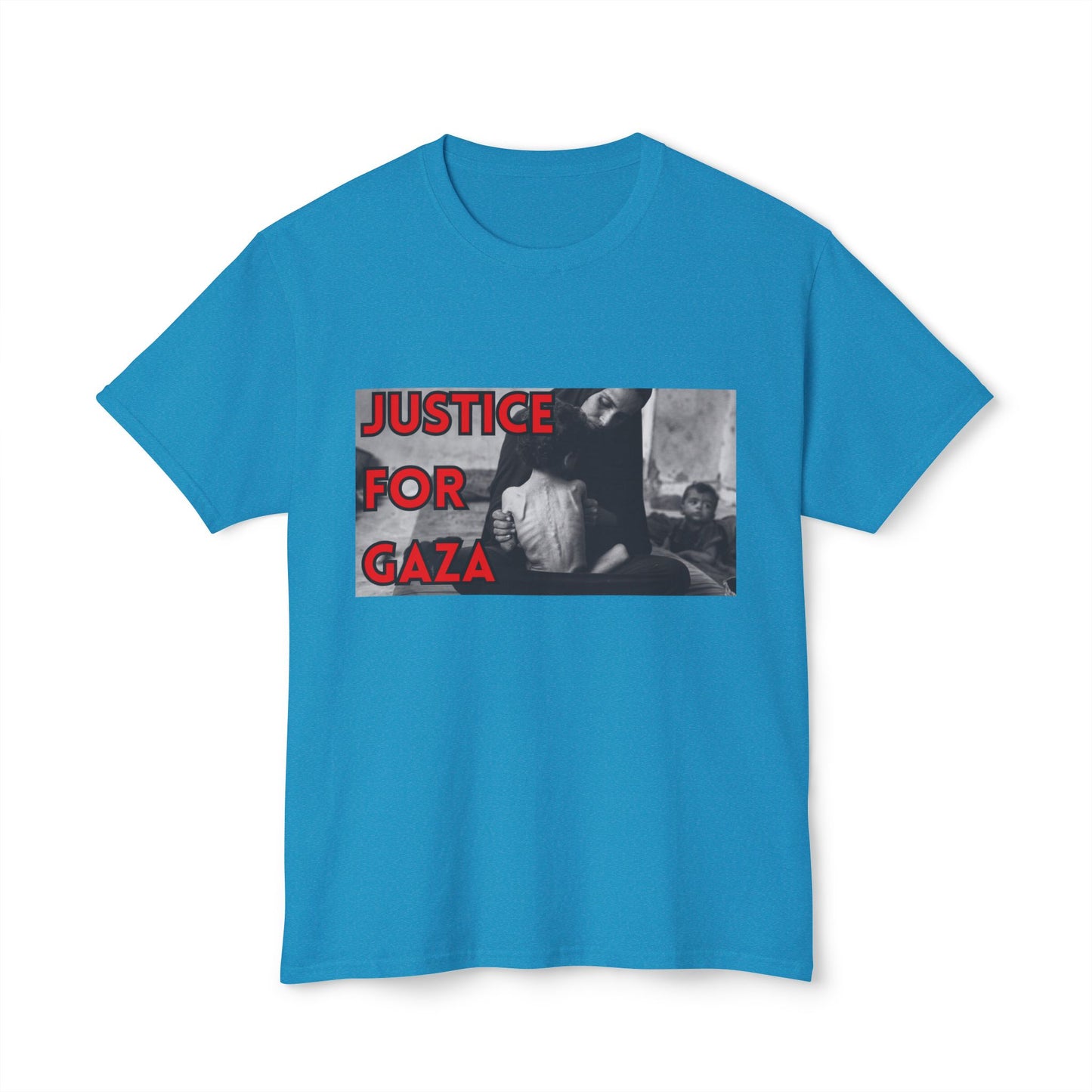 Justice for Gaza Unisex HD Cotton T-Shirt | Activism Tee, Casual Wear, Statement Shirt, Social Justice Gift, Everyday Comfort