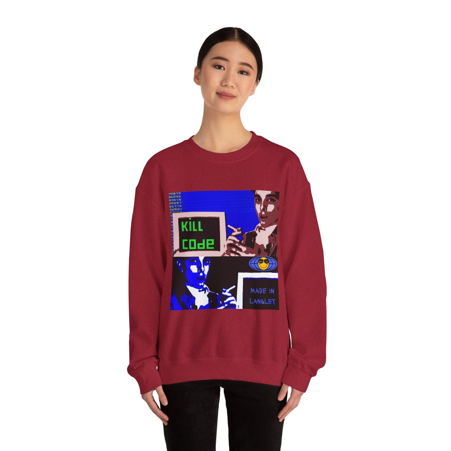 Kill Code Phiber Optik Unisex Heavy Blend™ Crewneck Sweatshirt