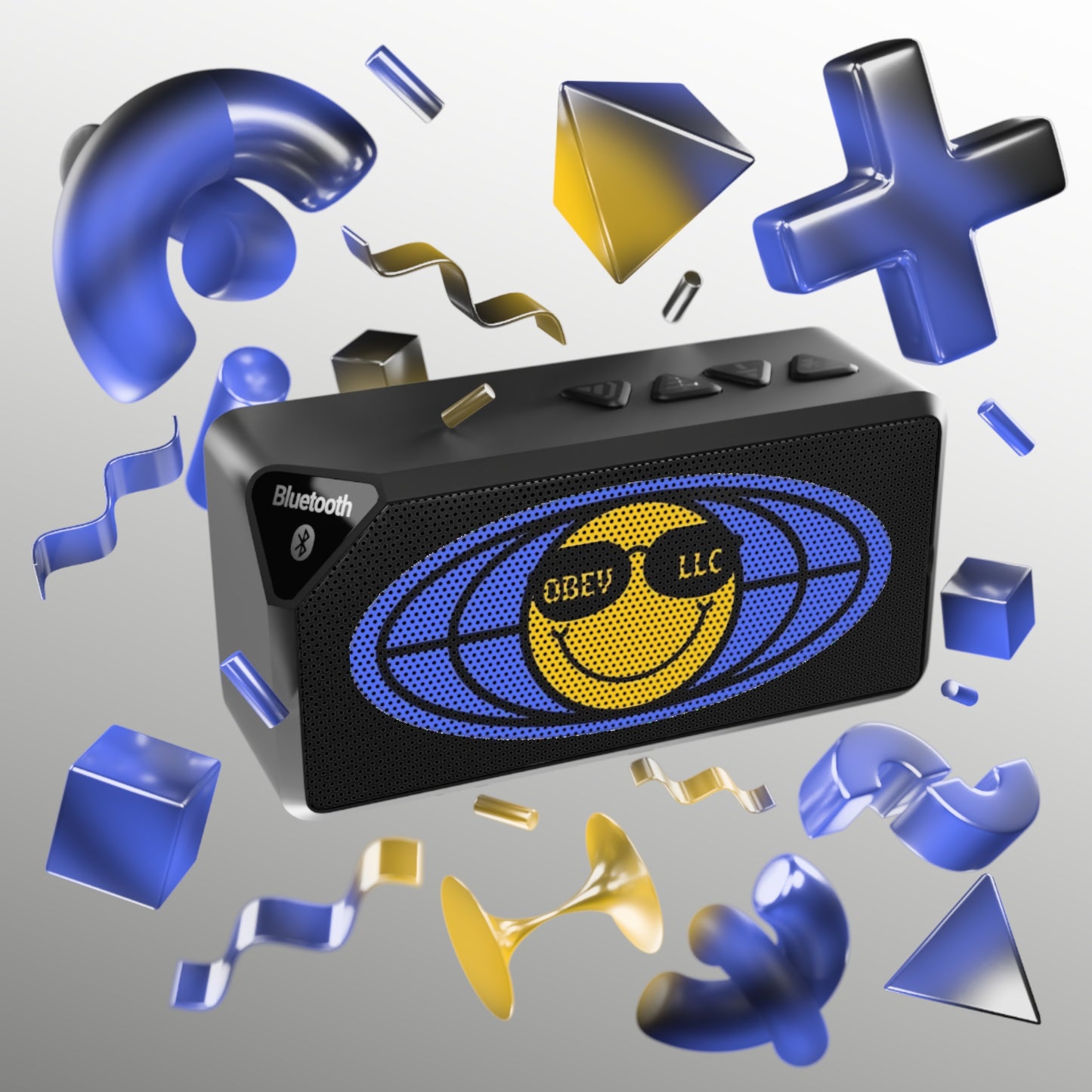 Bluetooth Speaker with Unique Design, Portable Sound System, Music Lover Gift, Outdoor Speaker, Party Accessory